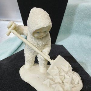 dept 56 snowbabies " SHOVELING STARS SO MUCH WORK TO DO"